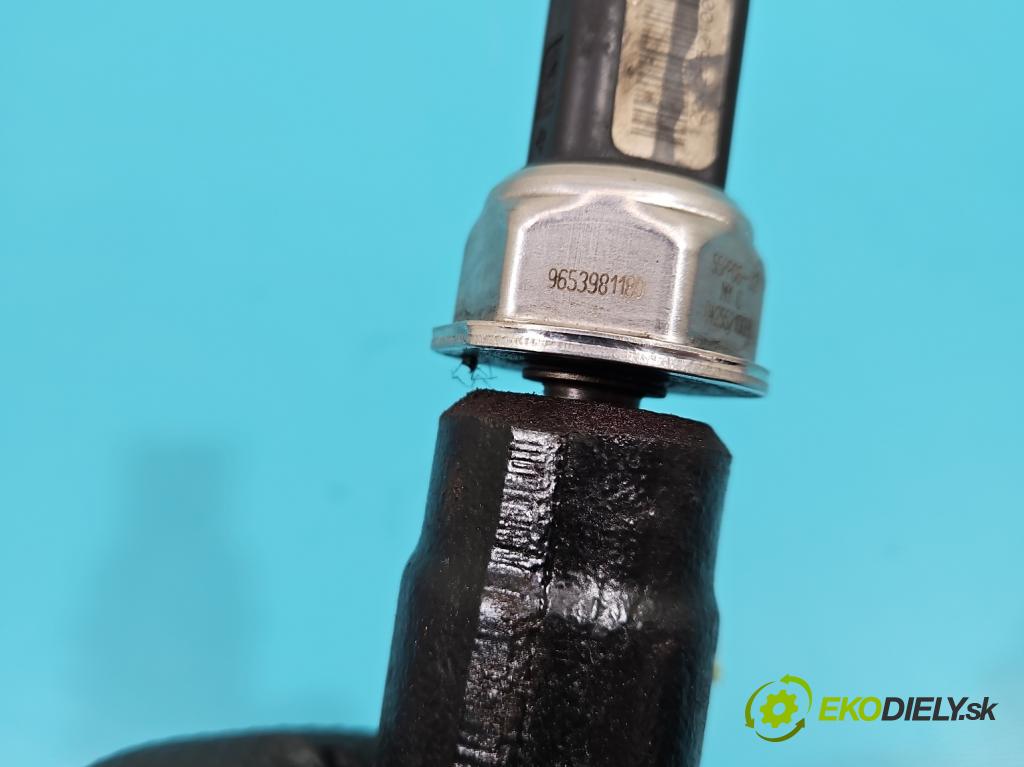 Citroen C4 I 2004-2011 1.6 hdi 109 HP manual 80 kW 1560 cm3 5- lišta vstrekovacia 9654592680 (Vstrekovacie lišty)