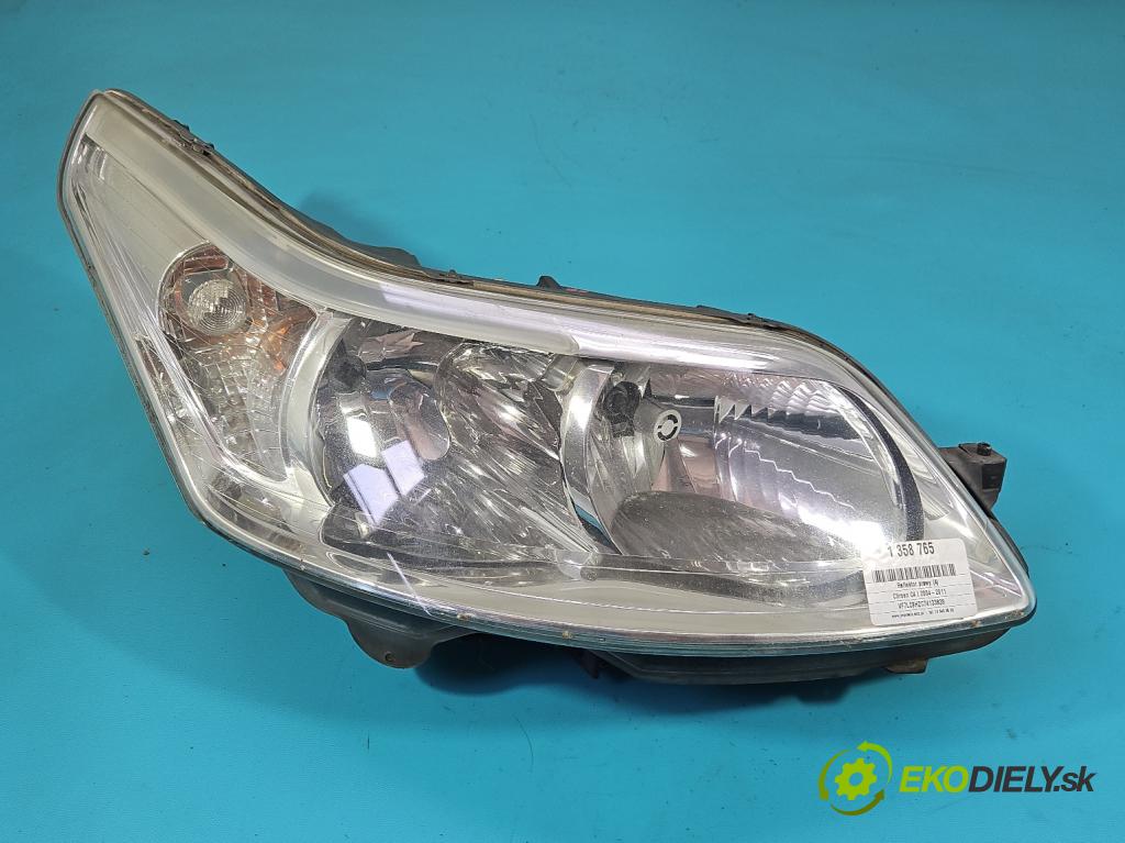 Citroen C4 I 2004-2011 1.6 hdi 109 HP manual 80 kW 1560 cm3 5- Reflektor: pravý 9646893880 (Pravé)