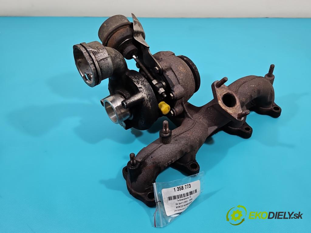 Vw Golf V 2003-2009 1.9 tdi 105 hp manual 77 kW 1896 cm3 5- Turbodmychadlo BV39A-0022 (Turbodúchadla (kompletní))