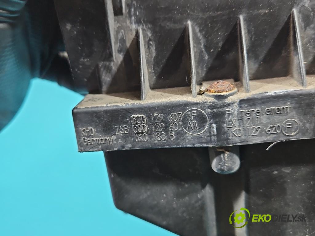 Vw Golf V 2003-2009 1.9 tdi 105 HP manual 77 kW 1896 cm3 5- obal filtra vzduchu 3C0129607AF (Obaly filtrov vzduchu)