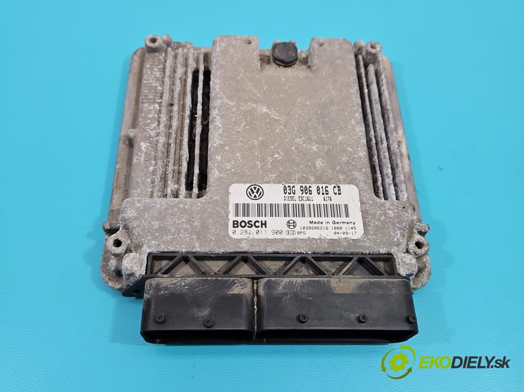 Vw Golf V 2003-2009 1.9 tdi 105 hp manual 77 kW 1896 cm3 5- řídící jednotka motoru 03G906016CB
