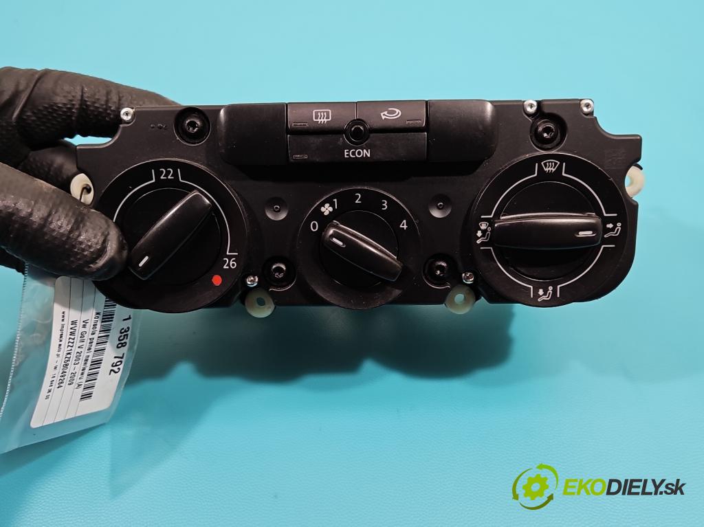Vw Golf V 2003-2009 1.9 tdi 105 HP manual 77 kW 1896 cm3 5- panel kúrenia