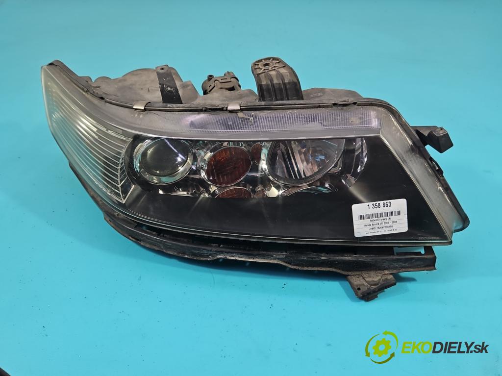 Honda Accord VII 2002-2008 2.0 16V 155 HP manual 114 kW 1998 cm3 4- Reflektor: pravý  (Pravé)