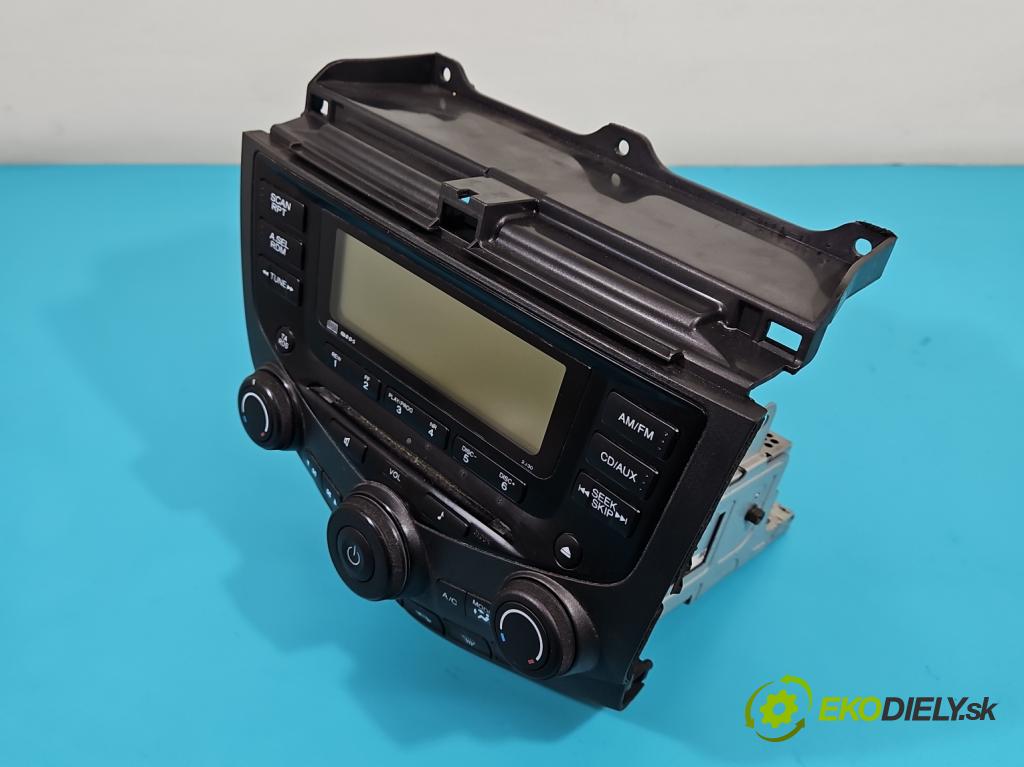 Honda Accord VII 2002-2008 2.0 16V 155 HP manual 114 kW 1998 cm3 4- Radio originál 39050-SEA-G110-M1