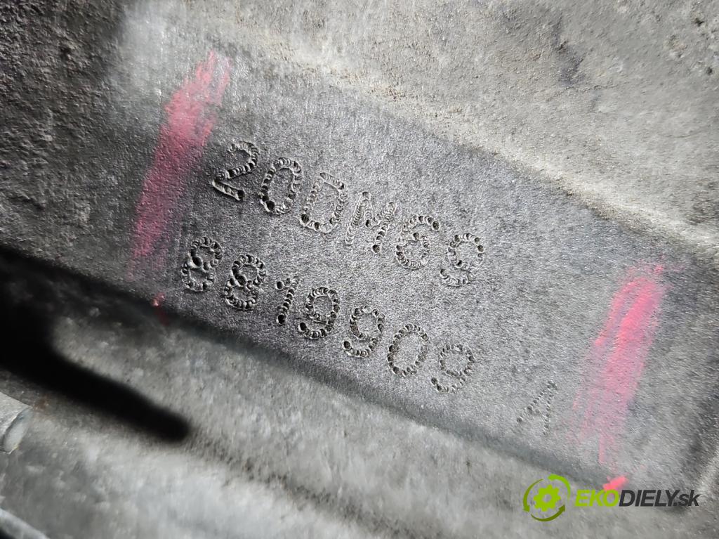 Peugeot 307 1.6 hdi 109 HP manual 80 kW 1560 cm3 5- prevodovka stupeň,rýchlosť manual 20DM69