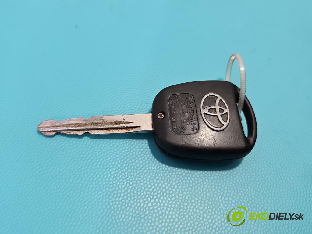Toyota Avensis II T25 2003-2008 2.0 D4D 116 HP manual 85 kW 1995 cm3 4- Spínačka  (Spínacie skrinky a kľúče)