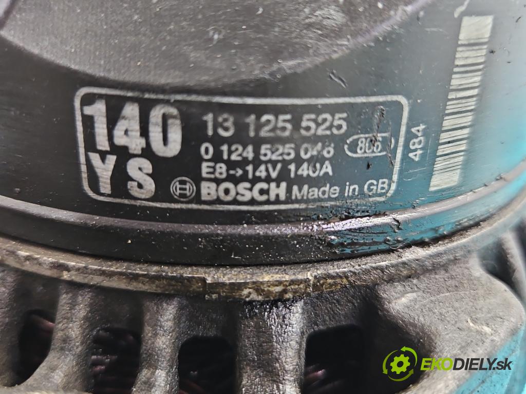Opel Signum 3.0 cdti 177 hp automatic 130 kW 2959 cm3 5- Alternator 13125525 0124525046 (Alternátory)