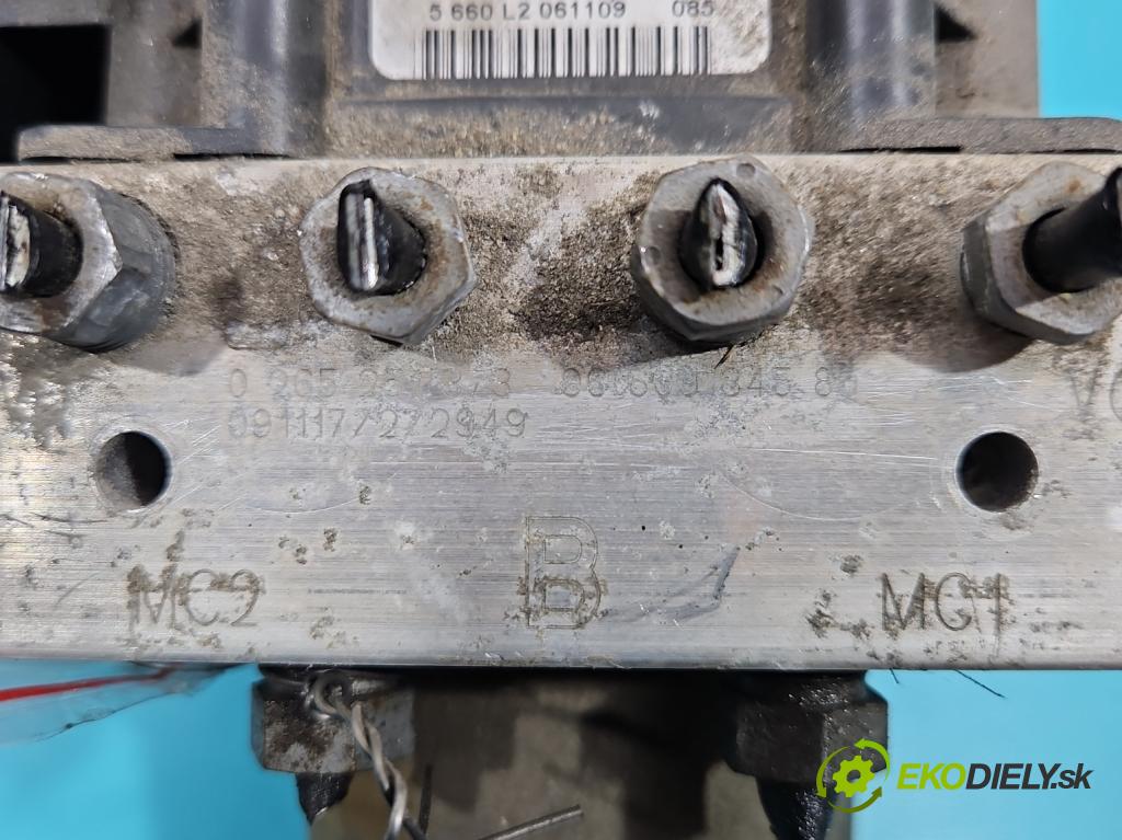 Citroen C4 Picasso I 2006-2013 1.6 16V 120 HP manual 88 kW 1598 cm3 5- čerpadlo abs 0265251373 (Pumpy ABS)