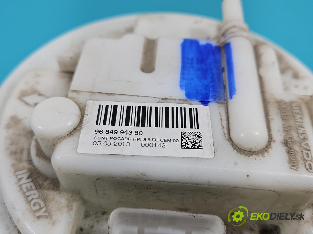 Citroen C4 Picasso I 2006-2013 1.6 16V 120 hp manual 88 kW 1598 cm3 5- čerpadlo paliva 9684994380