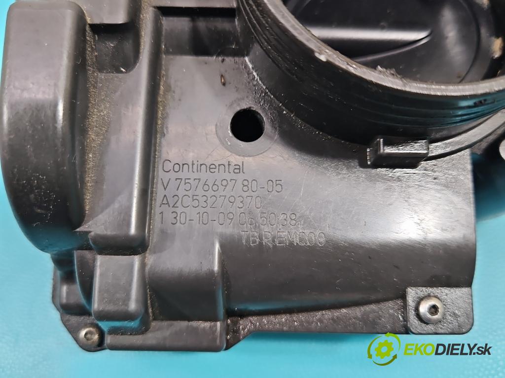 Citroen C4 Picasso I 2006-2013 1.6 16V 120 HP manual 88 kW 1598 cm3 5- klapka V757669780-05 (Škrtiace klapky)
