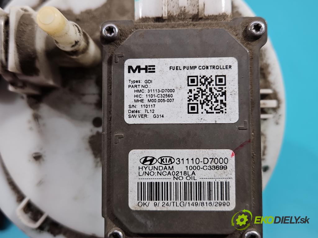 Kia Sportage IV 2015-2021 1.6 GDI 132 hp manual 97 kW 1591 cm3 5- čerpadlo paliva 31110-D7000