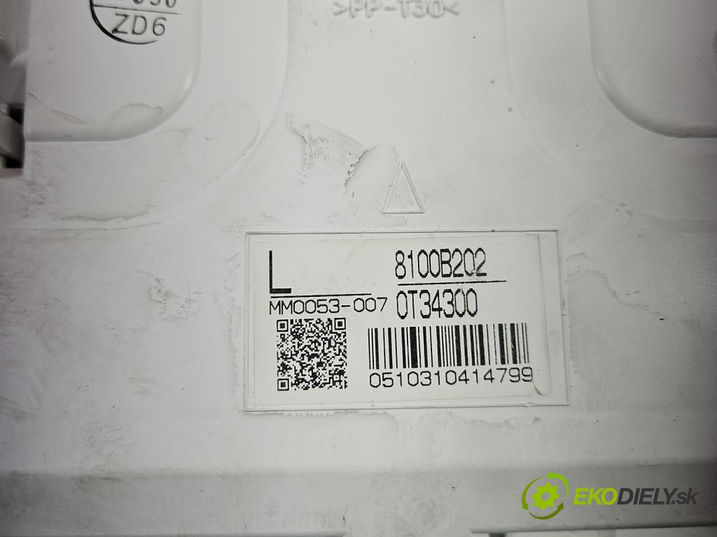 Mitsubishi Outlander II 2006-2013 2.0 DI-D 140 HP manual 103 kW 1968 cm3 5- prístrojovka/ budíky 8100B202 (Prístrojové dosky, displeje)