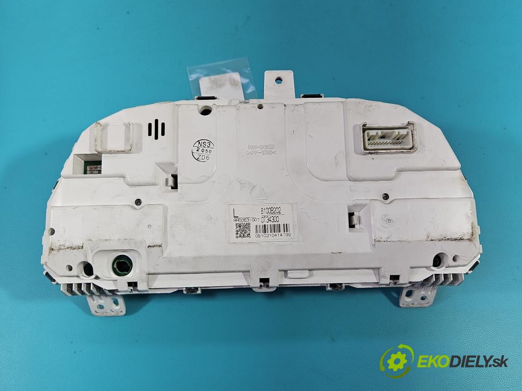 Mitsubishi Outlander II 2006-2013 2.0 DI-D 140 HP manual 103 kW 1968 cm3 5- prístrojovka/ budíky 8100B202 (Prístrojové dosky, displeje)