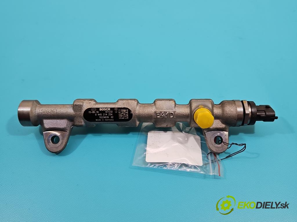 Jeep Renegade 2014- 2.0 CRD 140 HP manual 103 kW 1956 cm3 5- lišta vstrekovacia 0445214254 (Vstrekovacie lišty)