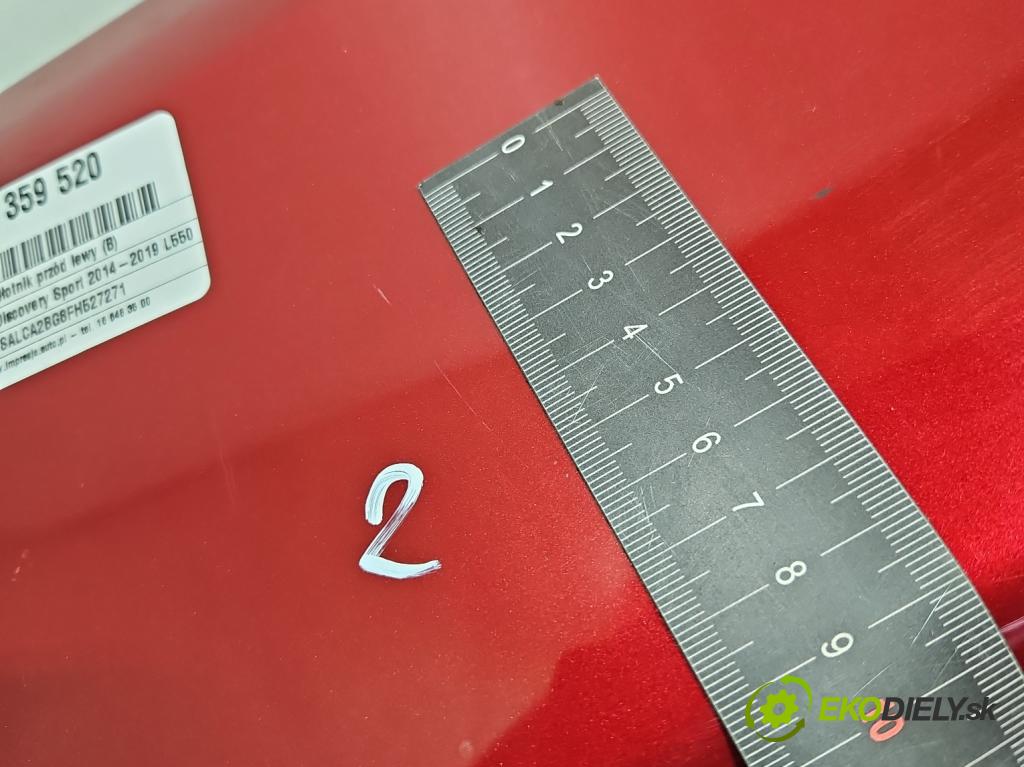 Land rover Discovery Sport 2014-2019 L550 2.0 T 241KM automatic 177 kW 1999 cm3 5- blatnik přední levý  (Predné ľavé)