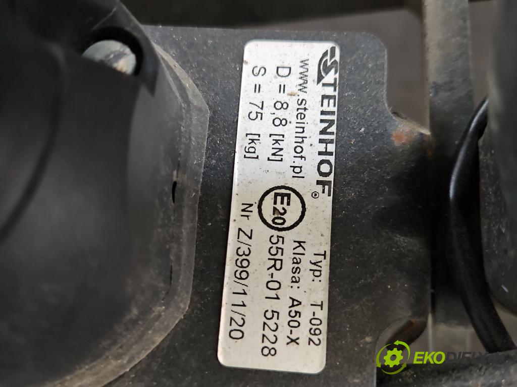 Toyota Auris II 2012-2018 1.4 D4D 90 hp manual 66 kW 1364 cm3 5- oko tažné  (Tažná zařízení)