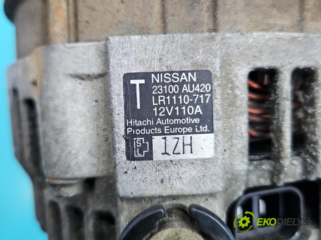 Nissan Primera P12 2001-2007 2.0 16V 140 hp manual 103 kW 1998 cm3 5- Alternator 23100AU420 (Alternátory)