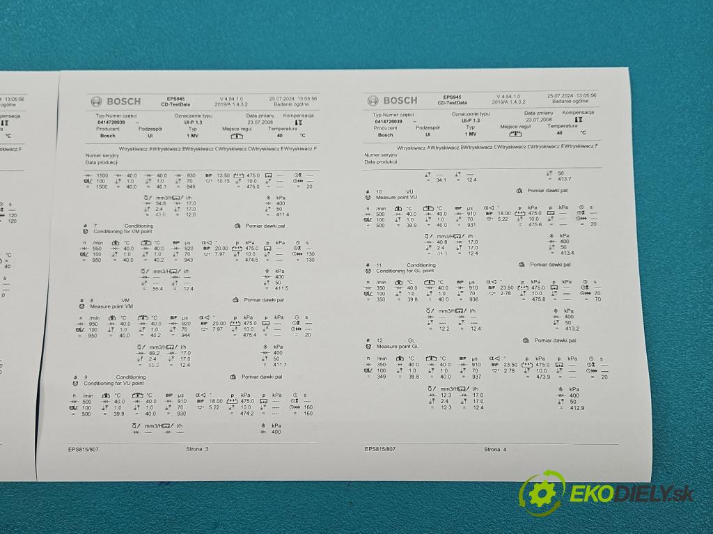 Seat Alhambra I 1996-2010 1.9 tdi 116 HP manual 85 kW 1896 cm3 5- vstrekovacie čerpadlo 0414720039 (Vstrekovače)