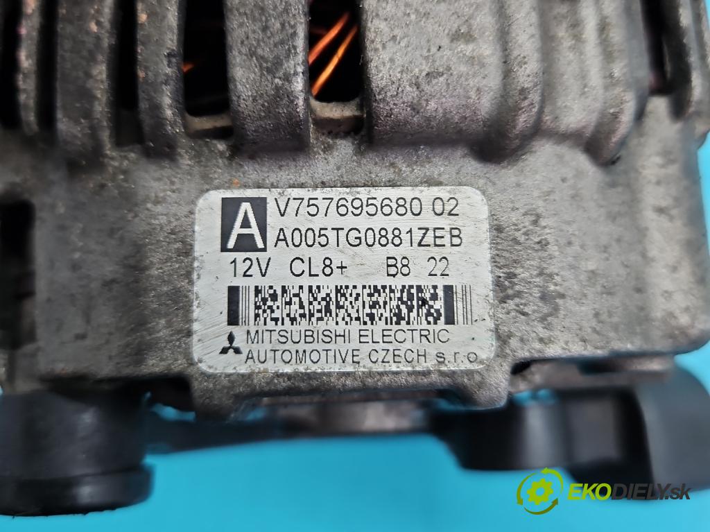 Kia Carens III  2006-2013 2.0 crdi 140 hp manual 103 kW 1991 cm3 5- Alternator V757695680 A005TG0881ZEB (Alternátory)
