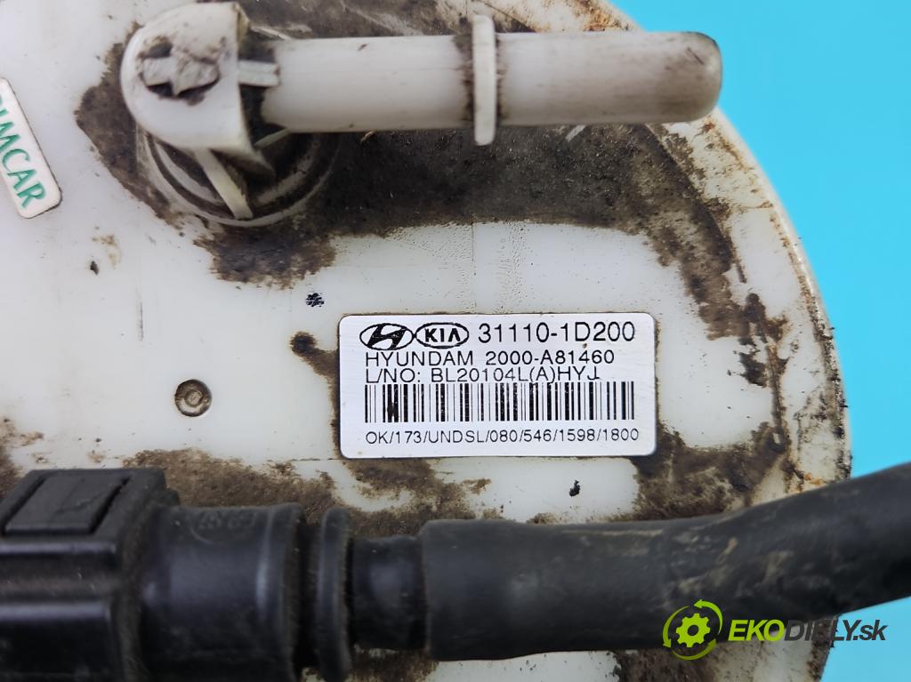 Kia Carens III  2006-2013 2.0 crdi 140 hp manual 103 kW 1991 cm3 5- čerpadlo paliva 31110-1D200