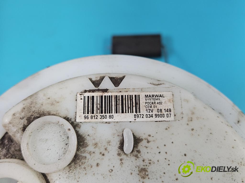 Peugeot 308 I 2007-2013 1.4 16V 95 hp manual 70 kW 1397 cm3 5- čerpadlo paliva 9681235080
