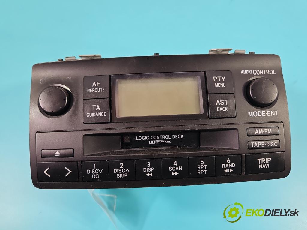 Toyota Corolla E12 2001-2009 1.4 16v 97KM manual 71 kW 1398 cm3 3- Radio originál 86120-02250