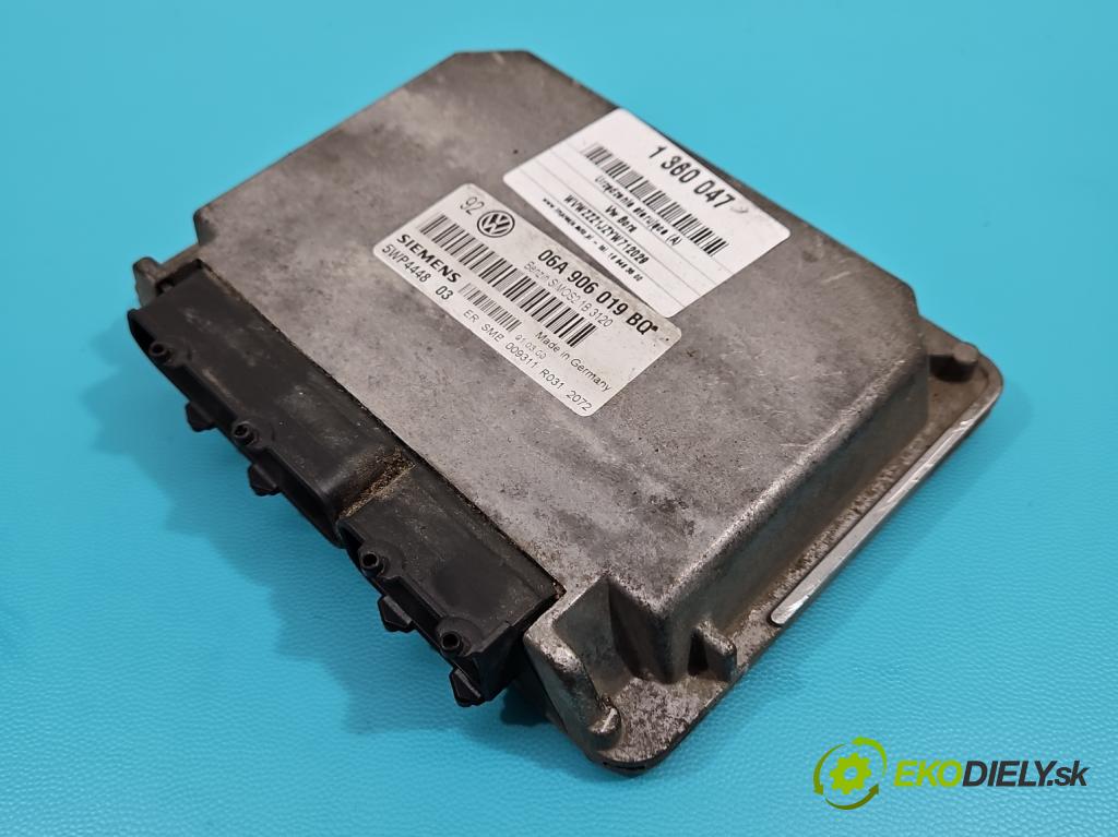 Vw Bora 1.6 SR 101 hp manual 74 kW 1595 cm3 4- řídící jednotka motoru 06A906019BQ