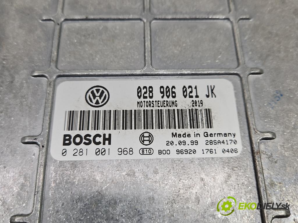 Ford Galaxy Mk1 1995-2006 1.9 tdi 110 hp manual 81 kW 1896 cm3 5- řídící jednotka motoru 028906021JK