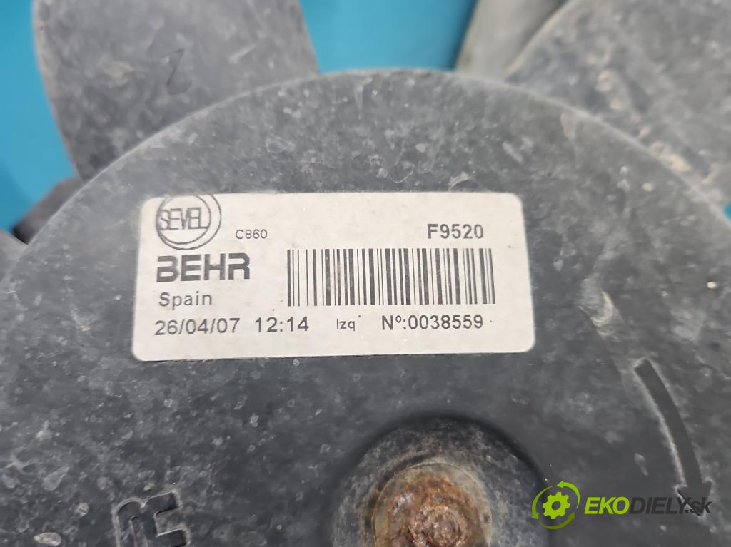 Fiat Ducato III 2006-2014 2.3 jtd 120 HP manual 88 kW 2287 cm3 5- Ventilátor chladiča F9520