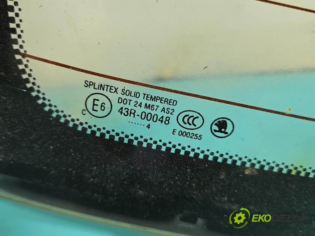 Skoda Fabia I 1999-2007 1.2 12V 64 hp manual 47 kW 1198 cm3 5- sklo zadní  (Okna zadní)