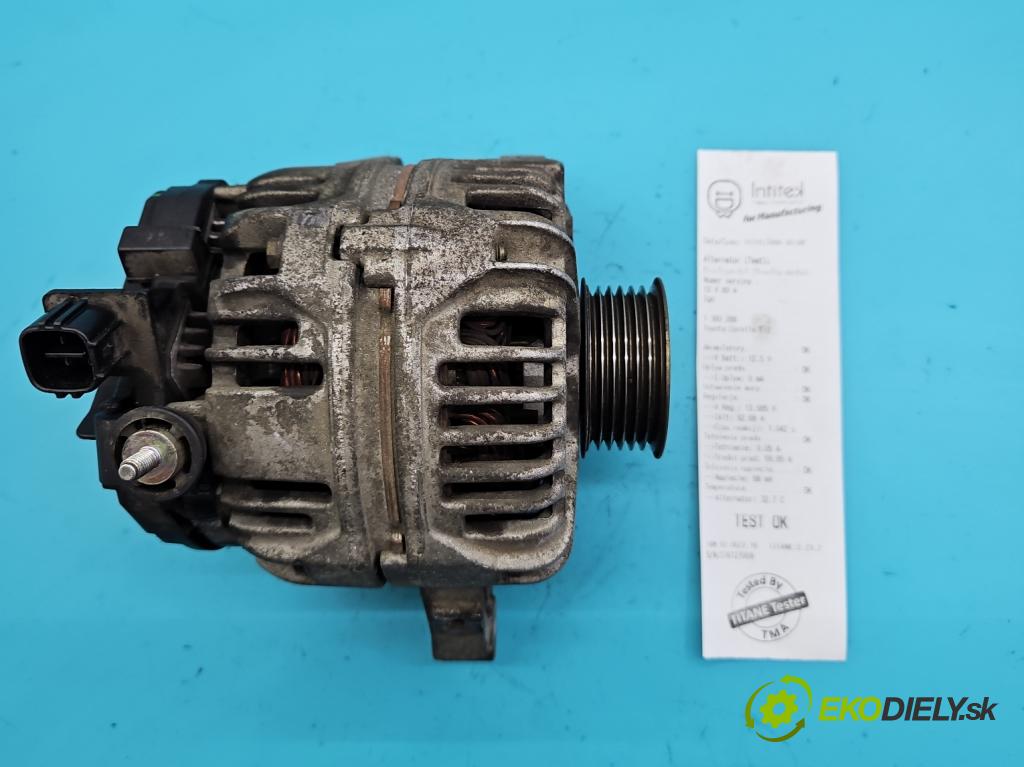 Toyota Corolla E12 2001-2009 1.4 16V 97KM manual 71 kW 1398 cm3 5- Alternator 0124315024 27060-0D030-B (Alternátory)