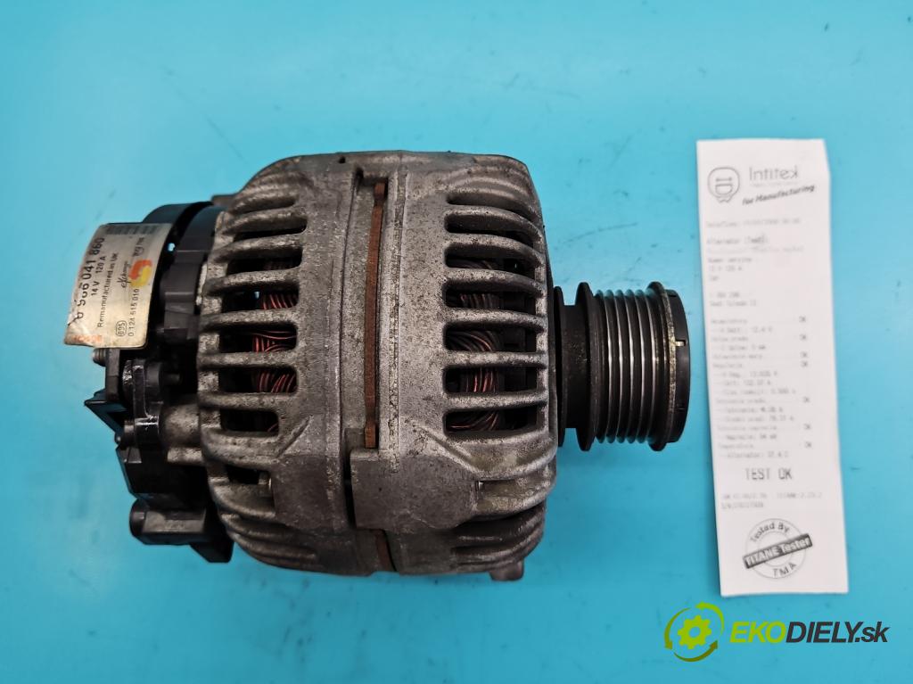 Seat Toledo II 1998-2004 1.9 tdi 110 HP manual 81 kW 1896 cm3 4- Alternator 0124515010 (Alternátory)