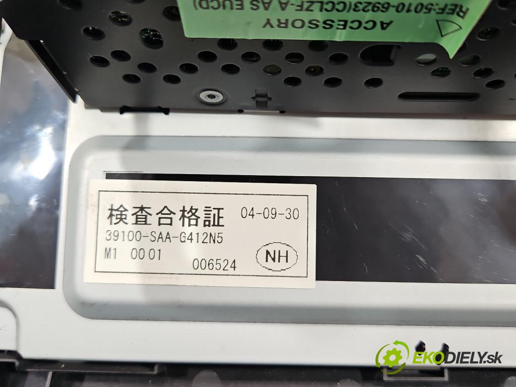 Honda Jazz II 2002-2008 1.3 83 HP manual 61 kW 1339 cm3 5- Radio originál 39100-SAA-E310-M1