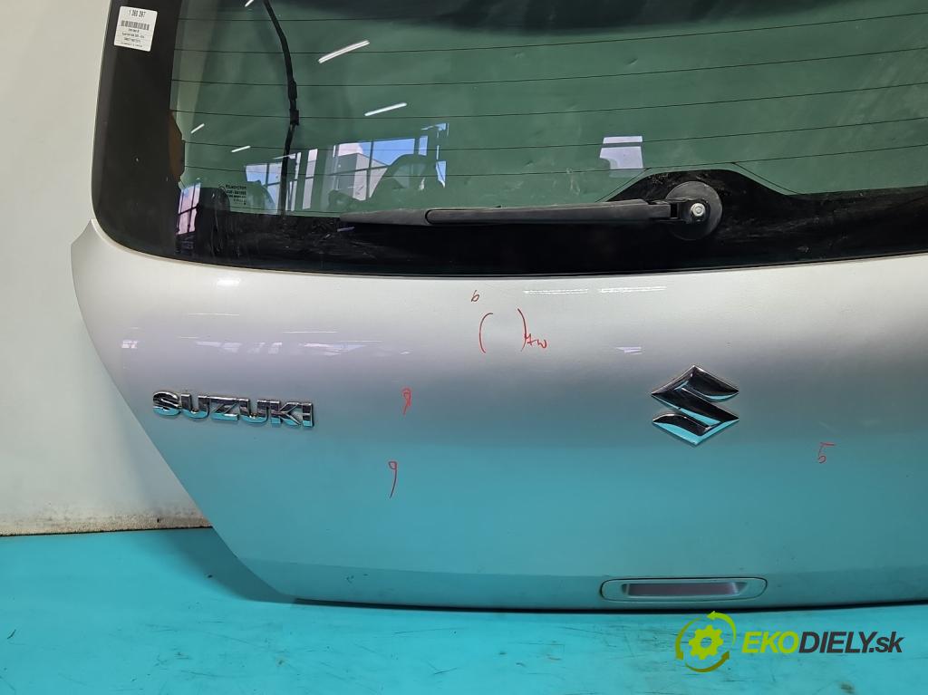 Suzuki Swift Mk6 2005-2010 1.3 16V 90 hp manual 66 kW 1328 cm3 5- zadní kufrové dveře  (Zadní kapoty)