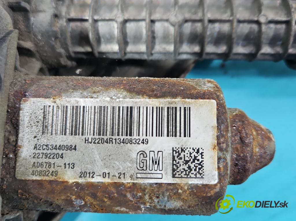 Opel Insignia A 2008-2017 2.0 cdti 194KM: manual 143 kW 1956 cm3 5- Brzda manuál: elektrický: 22792204 (Ručné brzdy)