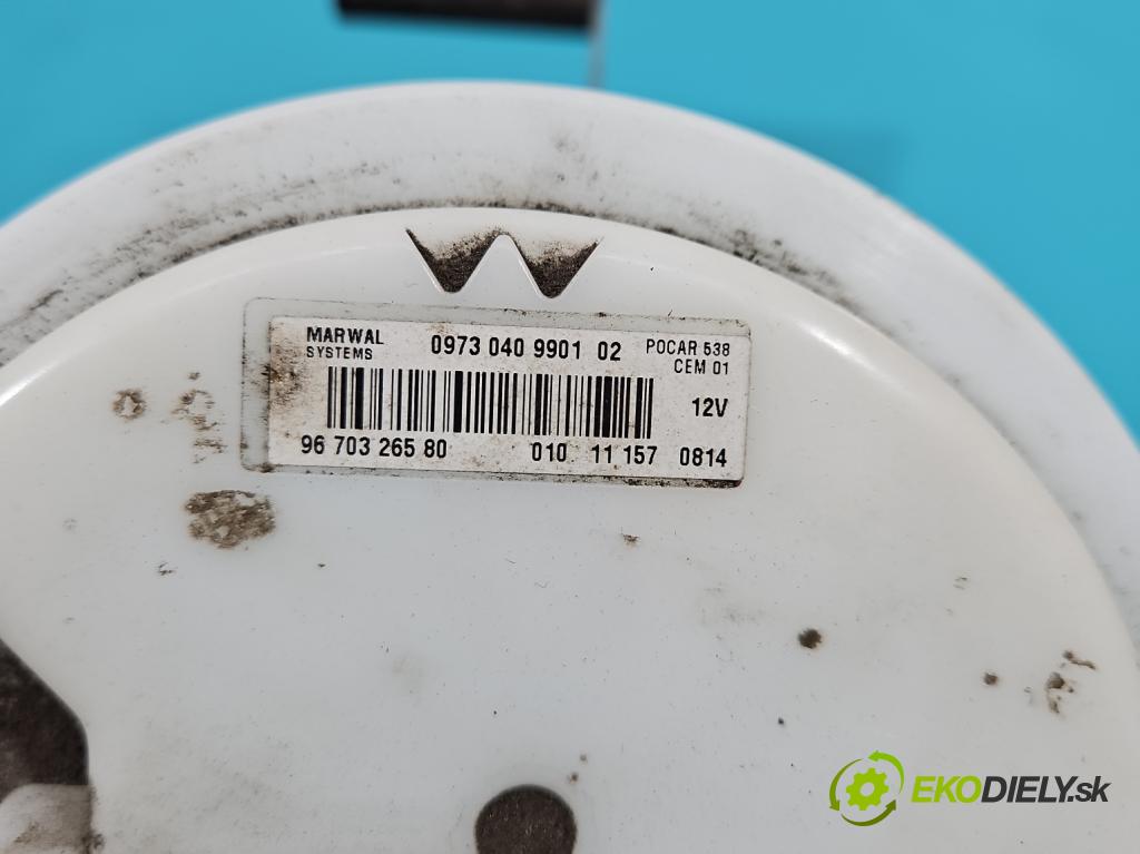 Peugeot 508 2010-2018 1.6 THP 156 hp manual 115 kW 1598 cm3 4- čerpadlo paliva 9670326580