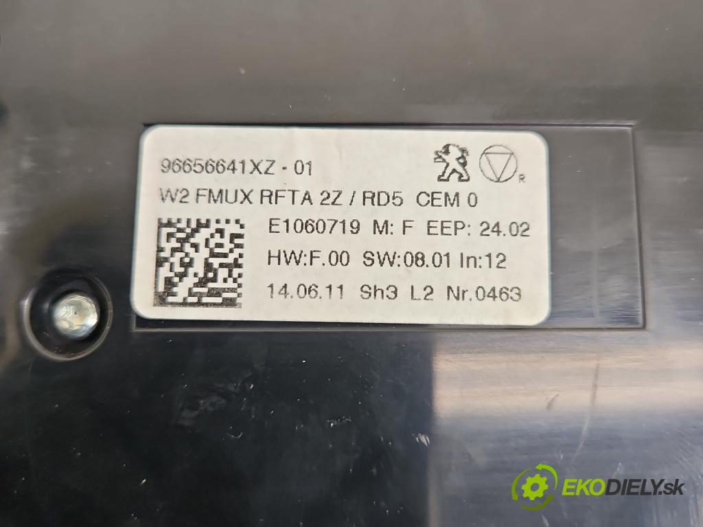 Peugeot 508 2010-2018 1.6 THP 156 HP manual 115 kW 1598 cm3 4- panel kúrenia