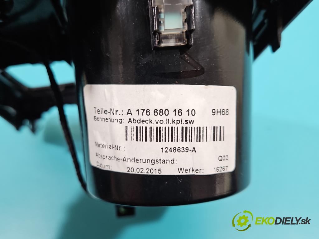 Mercedes GLA X156 2013-2019 1.6 T 156 HP automatic 115 kW 1595 cm3 5- Rukojeť: na nápoje: A1766801610 (Úchyty, držiaky na nápoje)