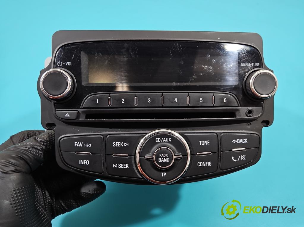 Chevrolet Aveo T300 2011-2014 1.2 16V 86 HP manual 63 kW 1229 cm3 4- Radio originál 95127261