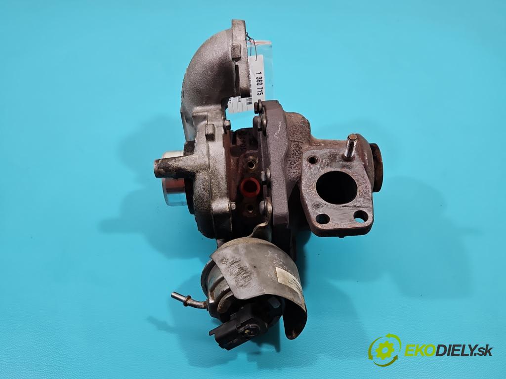 Ford Focus Mk3 2010-2018 1.6 tdci 95 HP manual 70 kW 1560 cm3 5- turbodúchadlo, turbo 806291-2 (Turbodúchadlo (kompletné))