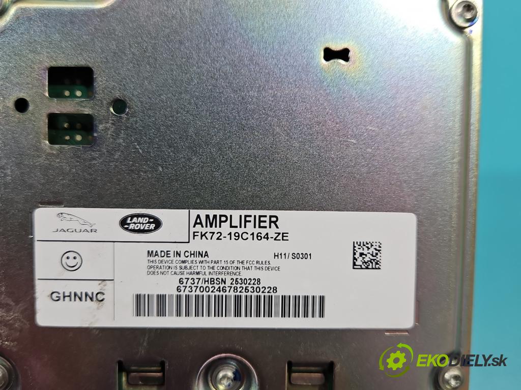 Land rover Discovery Sport 2014-2019 L550 2.0 T 241KM automatic 177 kW 1999 cm3 5- Zesilovač: FK72-19C164-ZE (Zosilňovače)