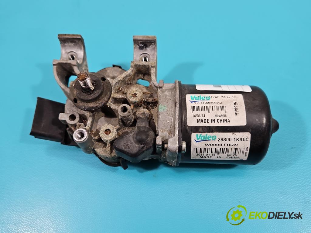 Nissan Juke I 2010-2019 1.2 T 116 hp manual 85 kW 1197 cm3 5- motor stěračů přední 9724100803842