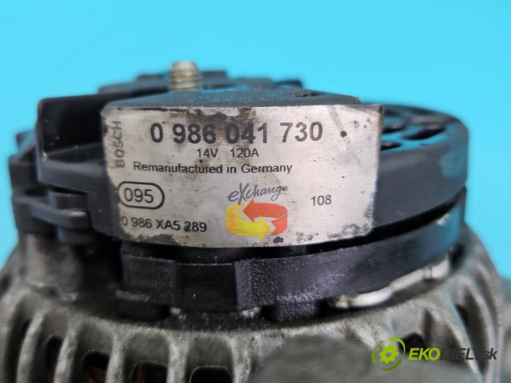 Volvo V40 I 1995-2004 1.8 16V 122 HP manual 90 kW 1783 cm3 5- Alternator 0986041730 (Alternátory)
