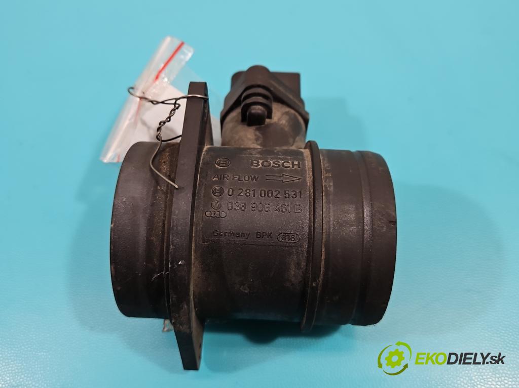 Skoda Roomster 1.4 tdi 69KM manual 51 kW 1422 cm3 5- průtokoměr: 0281002531 (Váhy vzduchu)