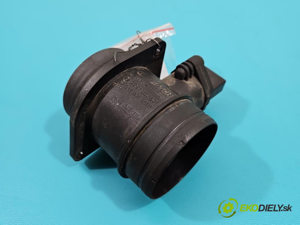 Skoda Roomster 1.4 tdi 69KM manual 51 kW 1422 cm3 5- průtokoměr: 0281002531 (Váhy vzduchu)