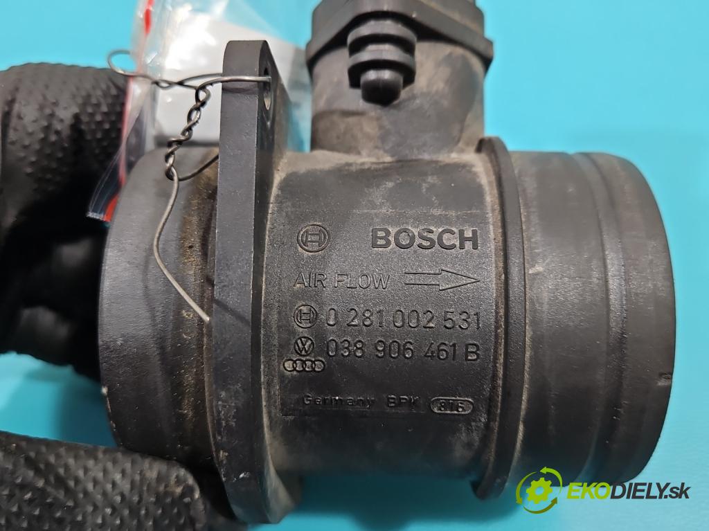 Skoda Roomster 1.4 tdi 69KM manual 51 kW 1422 cm3 5- průtokoměr: 0281002531 (Váhy vzduchu)