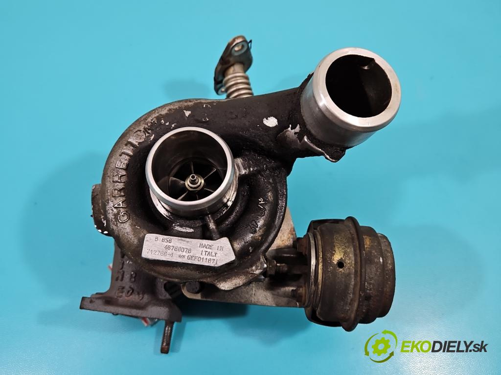 Fiat Stilo 1.9 jtd 116 hp manual 85 kW 1910 cm3 3- Turbodmychadlo 46786078 (Turbodúchadla (kompletní))