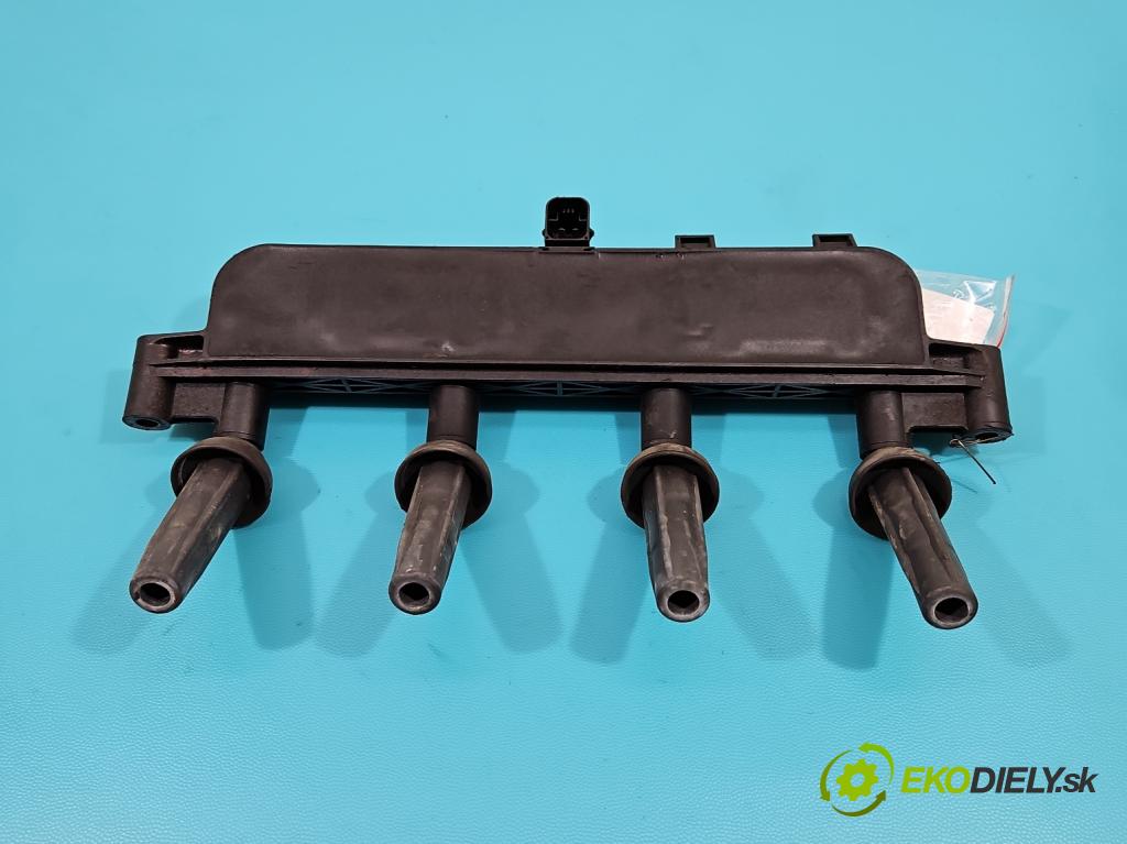 Peugeot 206 1.6 8V 88 HP manual 65 kW 1587 cm3 3- cievka zapaľovacia 9628158580 (Zapaľovacie cievky, moduly)