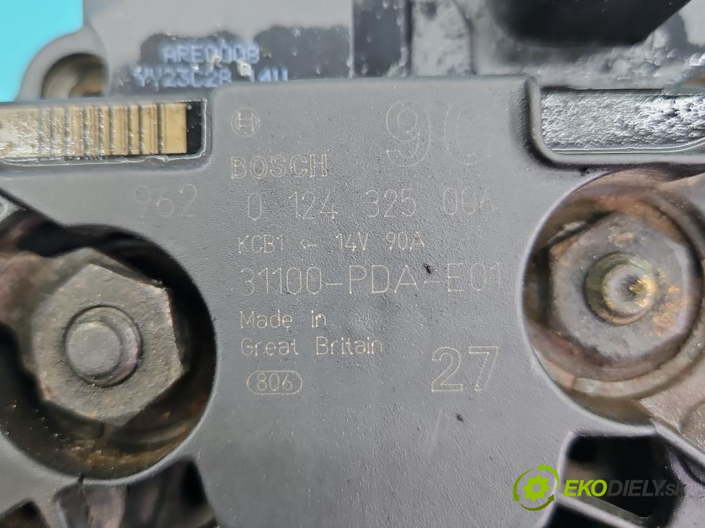 Honda Accord VI 1998-2002 1,8.0 16V 136hp manual 100 kW 1850 cm3 4- Alternator 0124325006 (Alternátory)