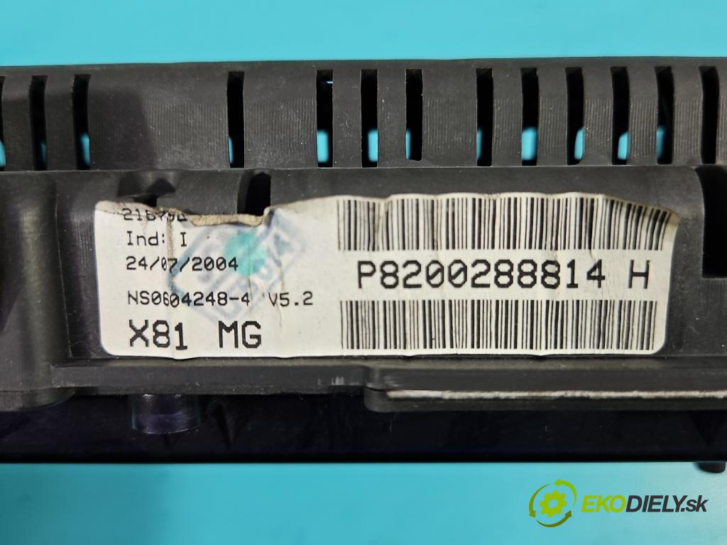 Renault Espace IV 2003-2014 1.9 dci 120 HP manual 88 kW 1870 cm3 5- prístrojovka/ budíky P8200288814H (Prístrojové dosky, displeje)